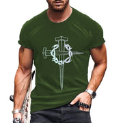 T-shirts imprimés à manches courtes pour hommes