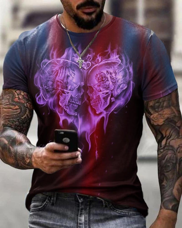 T-shirt décontracté pour homme-011912